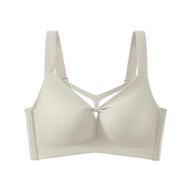 

Бесшовный бюстгальтер Женский регулируемый собирающий бюстгальтер Большого размера Нижнее белье Женский красивый бюстгальтер с поддержкой спины и лифтинг-эффектом Защищающий от просвечивания бюстгальтер 50/115D слоновая кость