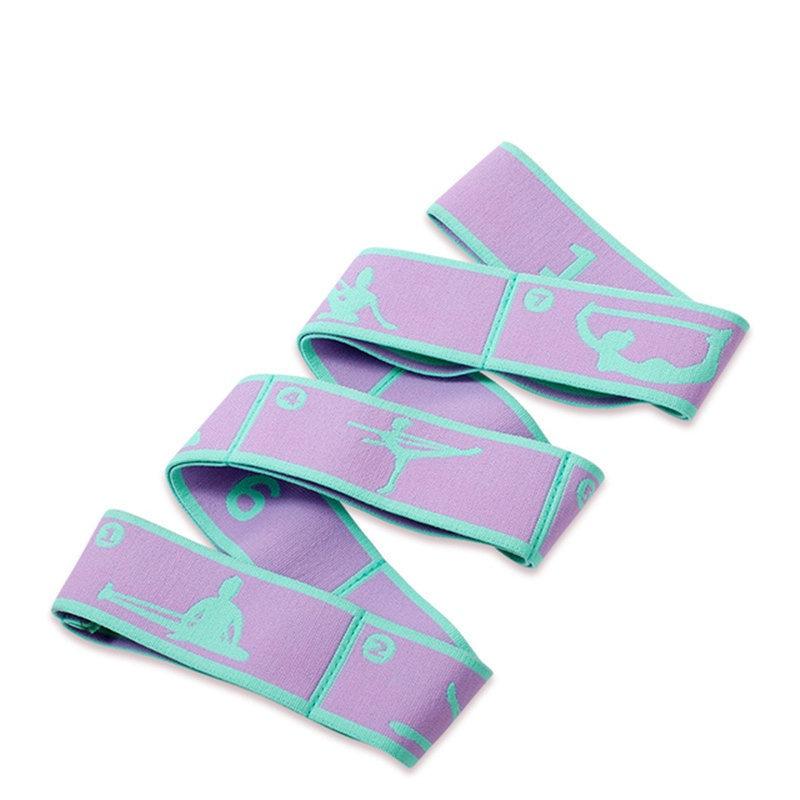 

Многофункциональный вспомогательный растягивающийся пояс для танцев и йоги для взрослых, эластичные ленты для латинских тренировок, резинка для начинающих, пилатеса, йоги фиолетовый