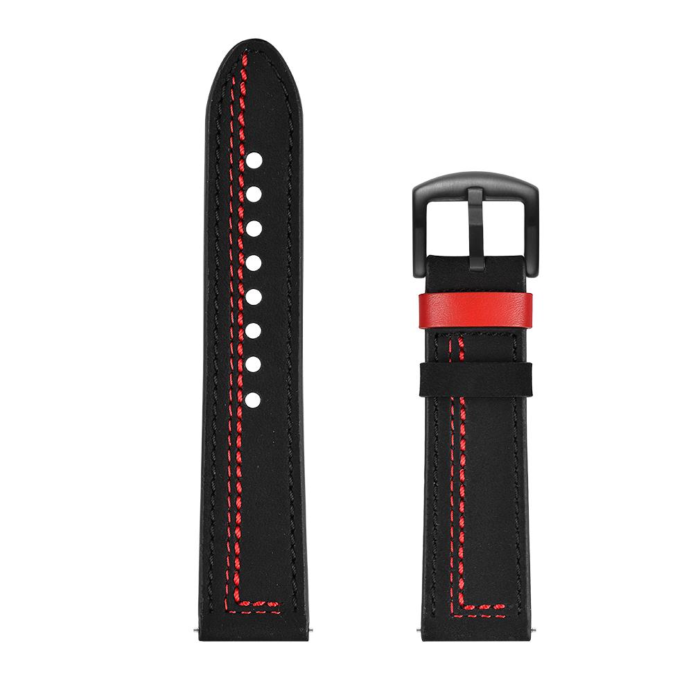 Stitching leather strap for Samsung Galaxy Watch 3 45mm 41mm SM-R850 SM-R840 Band for Samsung watch3 Active 2 Bracelet Watchband
