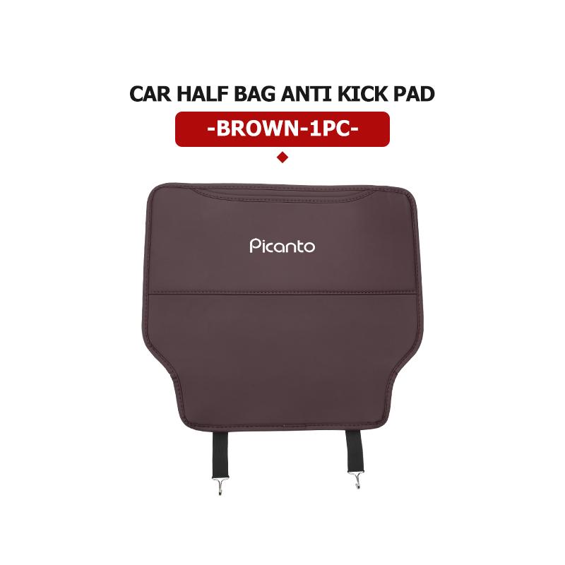 AANT1 Car Seat Children Anti-Kick Mat Storage Bag Pad Accessorie For KIA Picanto 2008 2012 2017 2018 2019