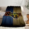 Los Angeles Rams Design Tragbare Decke/Weiche Decke Bettwäsche Decke Geeignet für Reisen Camping Wohnzimmer Büros Sofas Fan Geschenke
