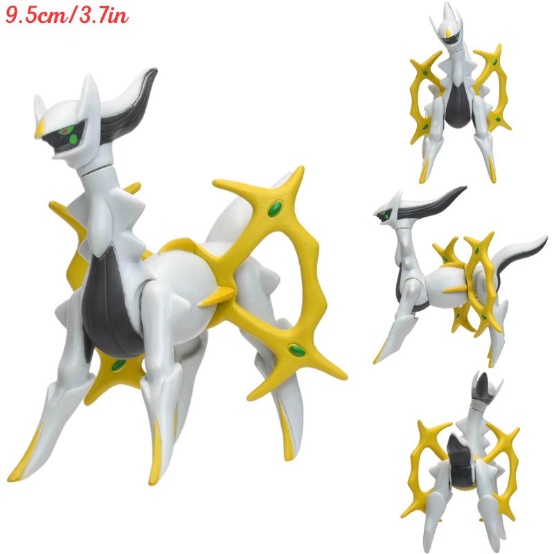 Pokemon Figure Toys Anime Sylveon Rayquaza Arceus Dawn Wings Necrozma Figurine Plusle Minun Latias PVC Model Dolls Gifts Kids