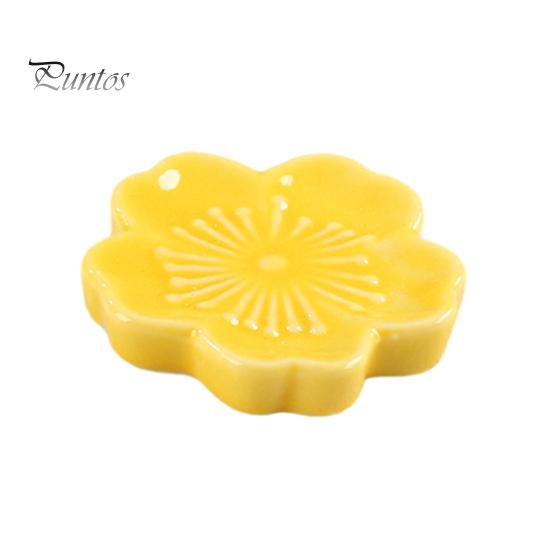 

Подставка для палочек для еды в форме сакуры, керамический держатель для палочек для еды, универсальный держатель для посуды для дома, кухни, ресторана