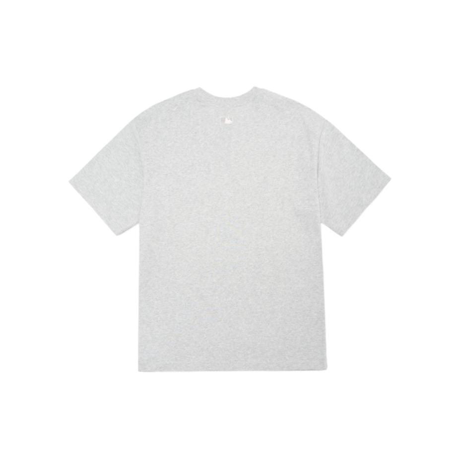 MLB Small Logo Crew Neck Casual Short Sleeve Breathable T-Shirt Unisex Tops 3ATS01023-07MGS