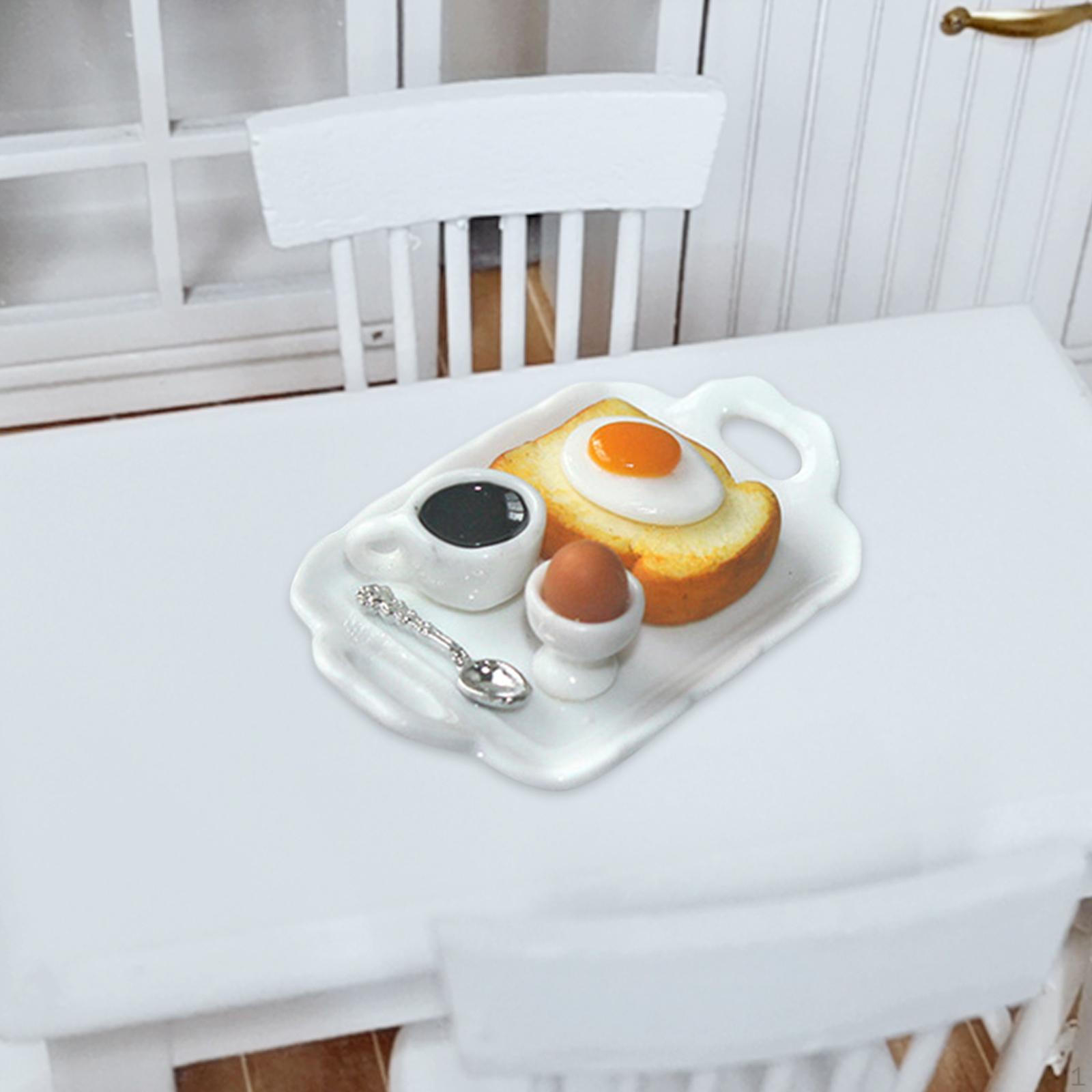 

Тарелка Кукольный Дом Аксессуары Модель Подарки На День Рождения Дети Egg