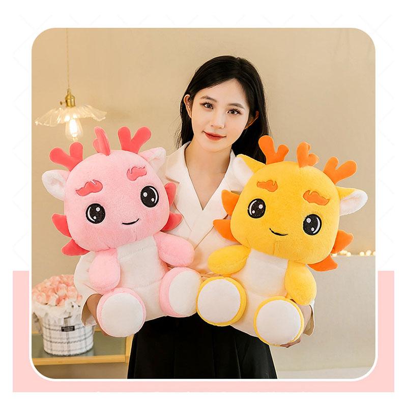 Dragon Doll Plush Toy Bed Sleeping Animal Doll Children Birthday Gift Cotton