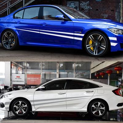 Universelle Auto-Karosserie-Streifenaufkleber Vinyl-Abziehbilder Autozubehör Für Suzuki Volvo Tesla Skoda VW Volkswagen Seat Subaru Toyota