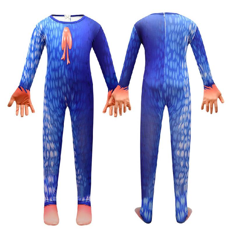 Leketid Poppy Jumpsuit Rollespillantrekk Barn Cosplay Kostymer Fest Halloween