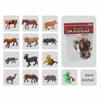 12PCS Farm Animal Mini Dinosaur Action Figure Multicolor Safari Animal Toys  Early Learning