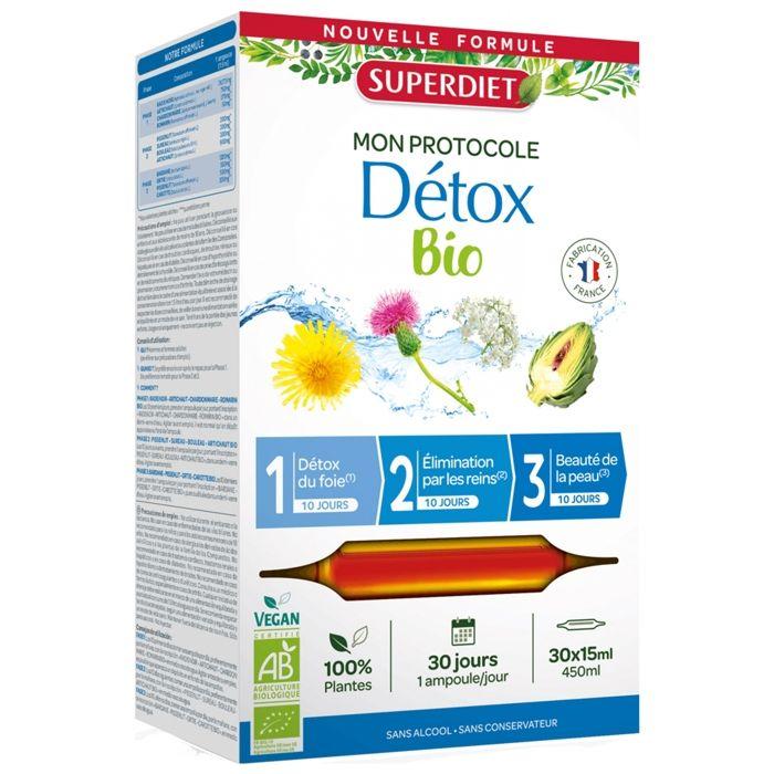 Superdiet Protocole Détox Bio Ampoule(S) Buvable(S) 30 Pc(S) - Image 3