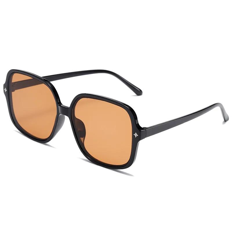 New Large Frame Rice Nail sunglasses Fashion Women's Outdoor Sunshade Sun Glasses Women Gradient Glasses UV400 Oculos De Sol
