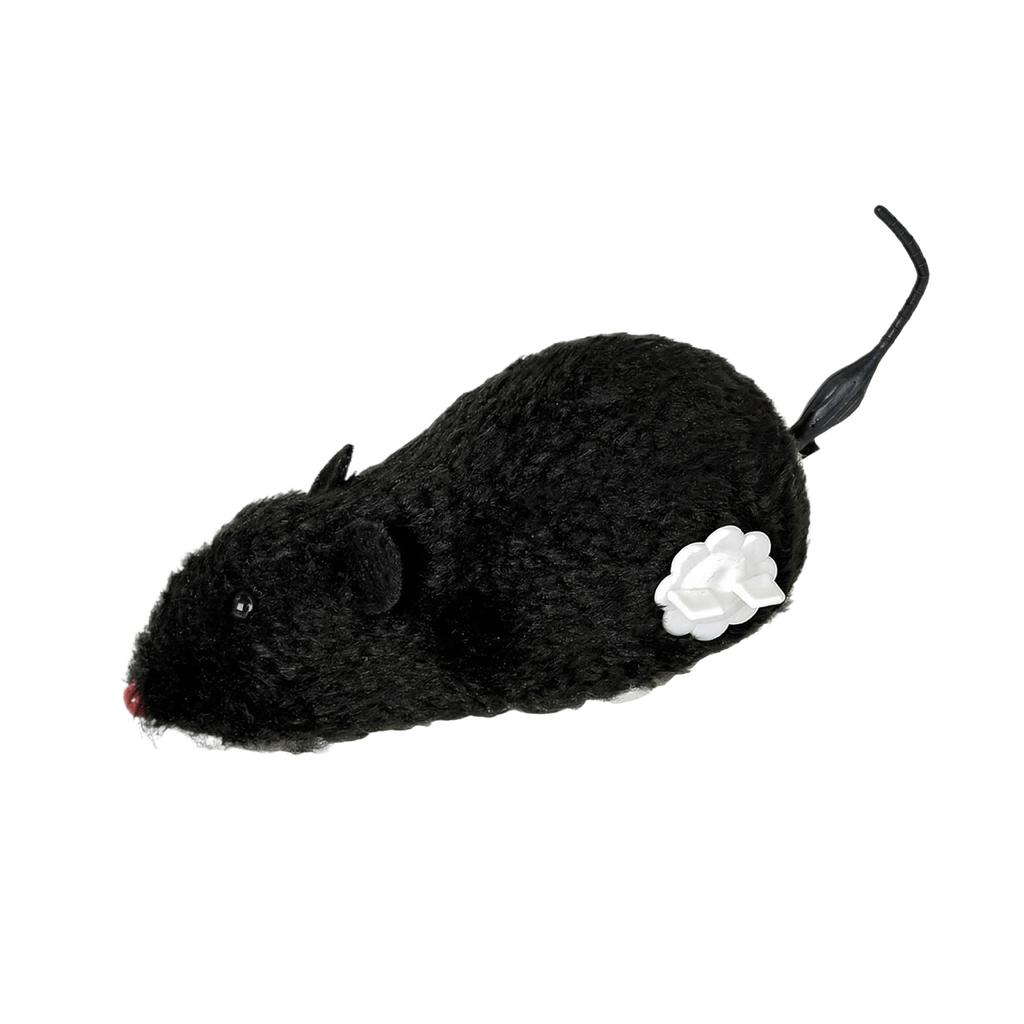 Wind Up Plush Mouse Toy Interactive Moving Toy for Cats Dogs