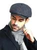 64cm Big Head Oversize Plus Size Men Classic Herringbone Newsboy Gatsby Hat Tweed Vintage Flat Ivy Cabbie Cap Gifts Sombreros