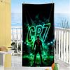 Cr7 Football Legend Beach Towel Soft Durable Quick-Dry Comfortable Lightweight Suitable for Sports, Travel, Swimming, Yoga, Bathroom, Beach, And Pool