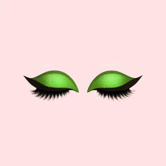 1/2/3/4/5 Pairs Lazy Eye Shadow Eyelash Patch 2-in-1 Eyeshadow Eyelashes Makeup Stickers