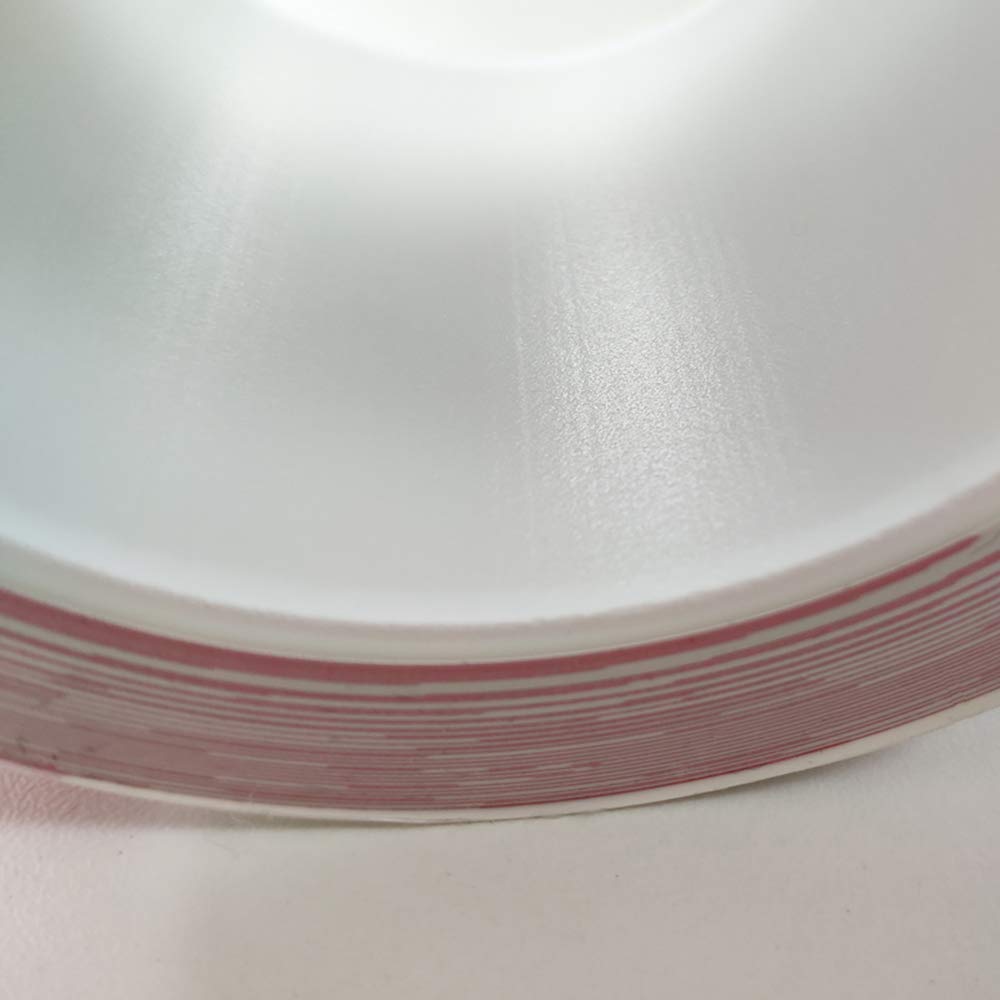 Thick PVC Line Tape, Red/White, Width 2.0 inches (50 mm) x 8.7 ft (22