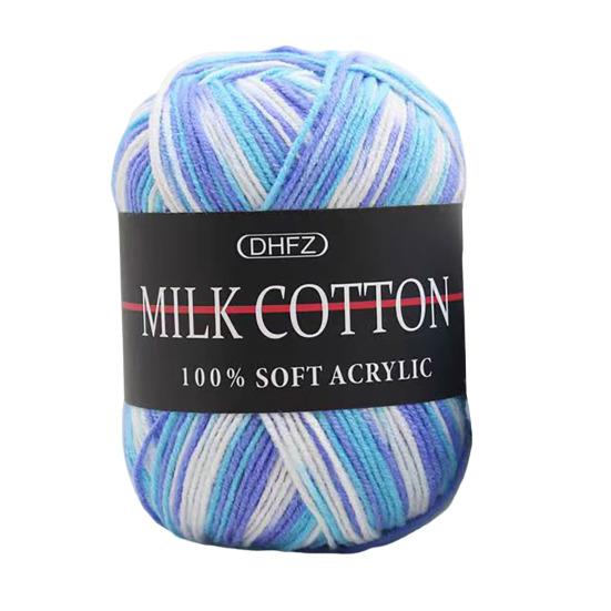 Gomitolo di Filato Multicolor 7,7 Iarde Filato in Fibra Acrilica Filato Colorato per Uso Artigianale per Lavorare a Maglia Uncinetto Maglioni Sciarpe Cappelli Bambole Artigianato Fai da Te