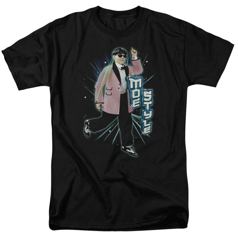 Three Stooges - Moe Style - Unisex Short Sleeve Children s T-shirt - Black 160