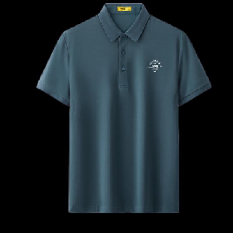 Jeep Men's Summer Lapel Short-Sleeve Polo Shirt