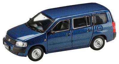 HJ64 Toyota Probox Van DX Dark Blue Mica Finished Product 1/64