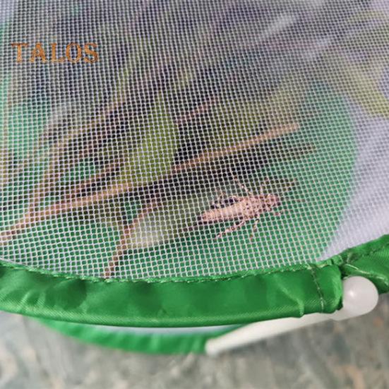 Mini seră Butterfly Habitat pentru observare în interior și exterior Cușcă robustă, reutilizabilă, în formă de cilindru, cu plasă vizibilă