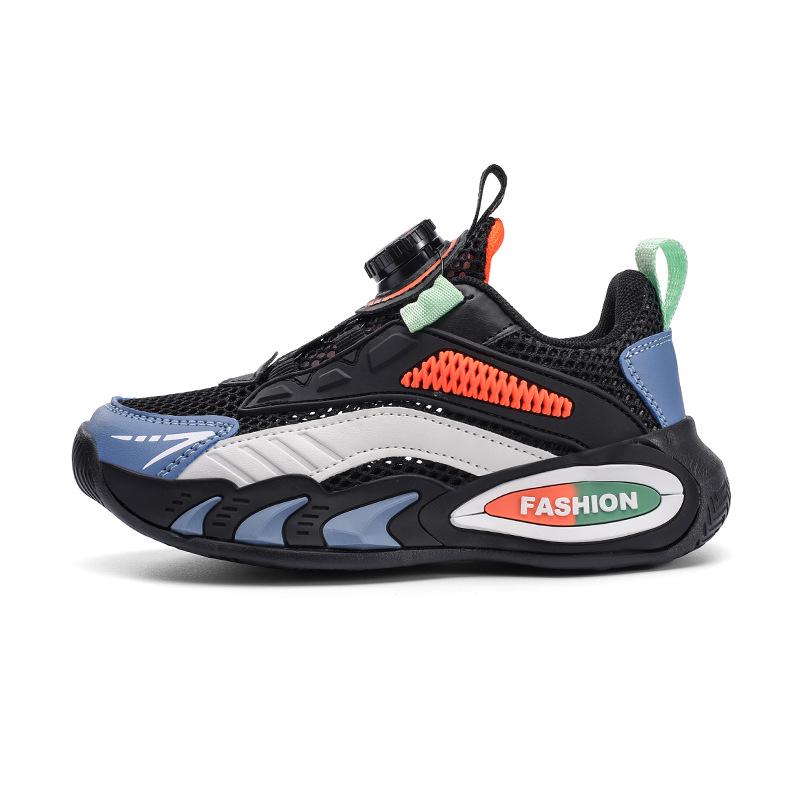 Classmates Boys 2025 Summer Hollow Single Mesh Breathable Middle and Older Boys Sports Shoes Elementary School Soft-soled Running Shoes