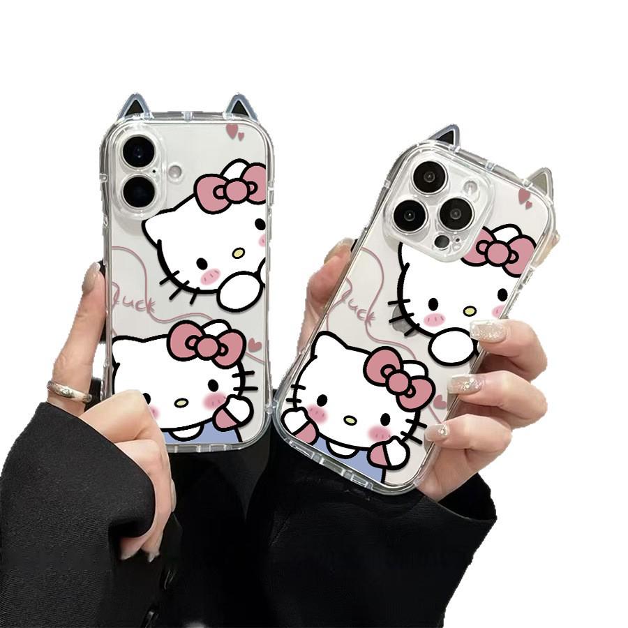 Sanrio TK Cat Ears KT Phone Case for Apple 16 – New Model