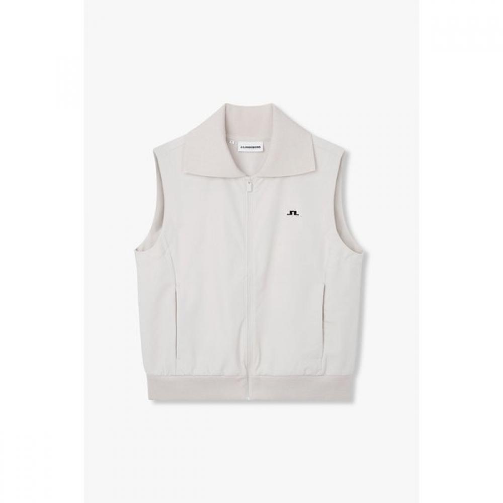 J.lindeberg Women S Ria High Neck Woven veSt 1546311901