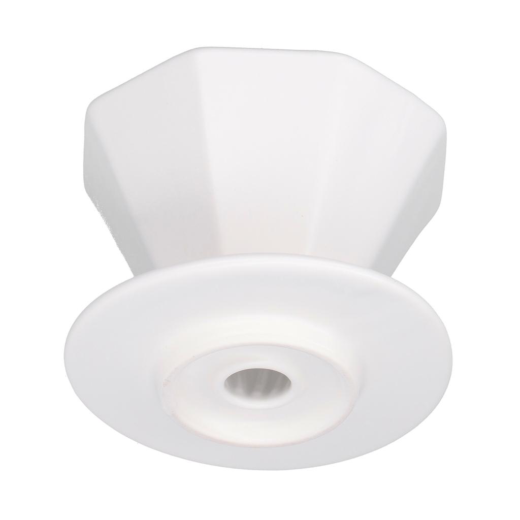 Coffee Dripper Ceramic Convenient Reliable Exquisite Portable Size Simple Design Pour Over Coffee DripperWhite