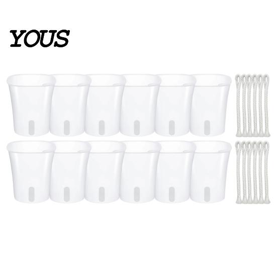 Self Watering Pots for Indoor Plants Plant Plants, Small Planters with Water Level Indicator, Clear Gardening Pothos Inner Cup, Drainage