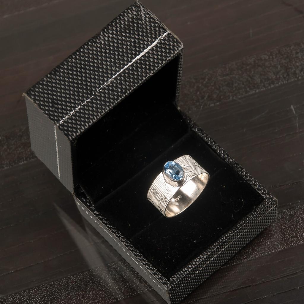 Natural Tanzanite Gemstone 925 Sterling Silver Jewelry Handmade Engagement Ring RR-3-2