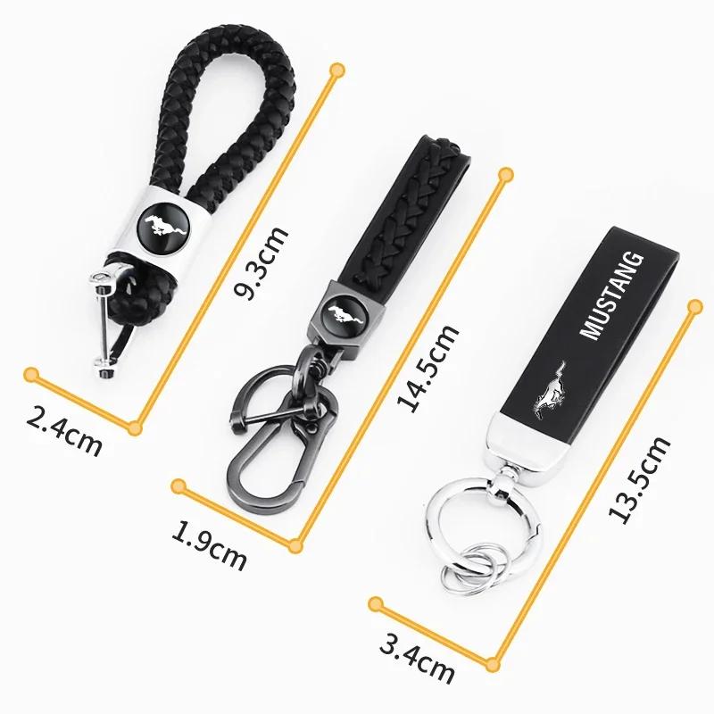 Autoaufkleber 2026 Ford Neu 2025 Heißes Metall 3D Auto Schlüsselanhänger Galoppierendes Pferd Emblem Abzeichen Schlüsselanhänger für Ford Mustang