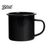 Retro Enamel Mug Smooth Lead Handle Durable Style Coffee with Water Cup Free Drinking Vessel Surface Portable for Hot
