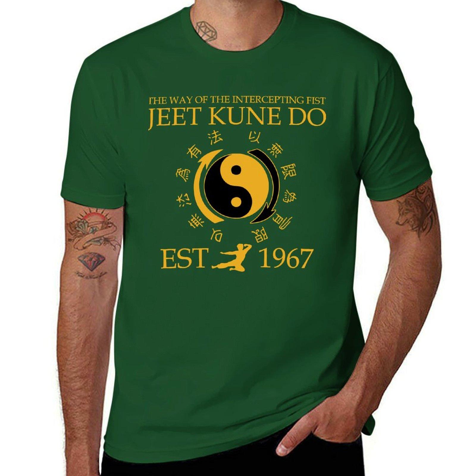 

Jeet Kune Do Martial Art T-Shirt graphics for a boy plain customs men clothes 4XL