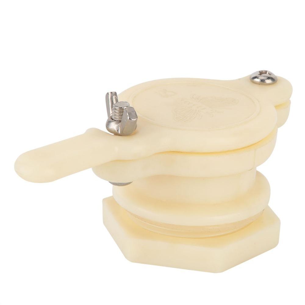 Durable Honey Gate Valve Plastic Beekeeping Equipment Easy to Use Honey Tap Beekeeping белый