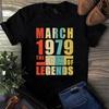 March 1979 The Birth Of Legends Vintage Unisex Men's and Women's T-shirts