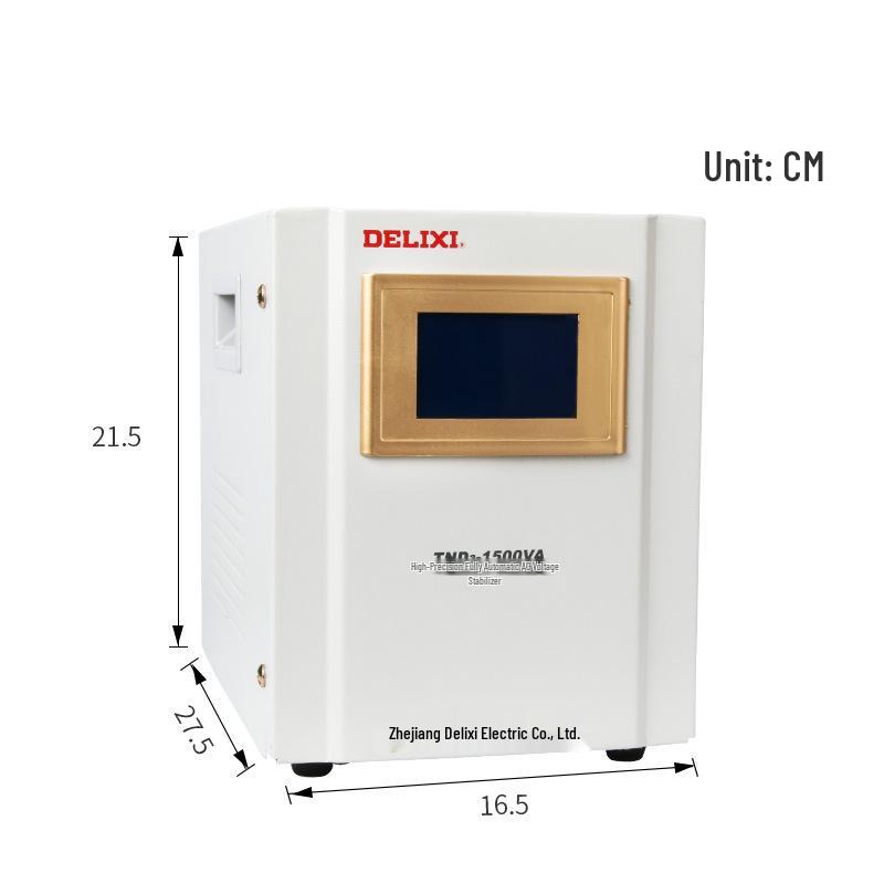 Delixi 220V Single-Phase Digital Voltage Stabilizer TND3-1.5KVA with Lightning Protection