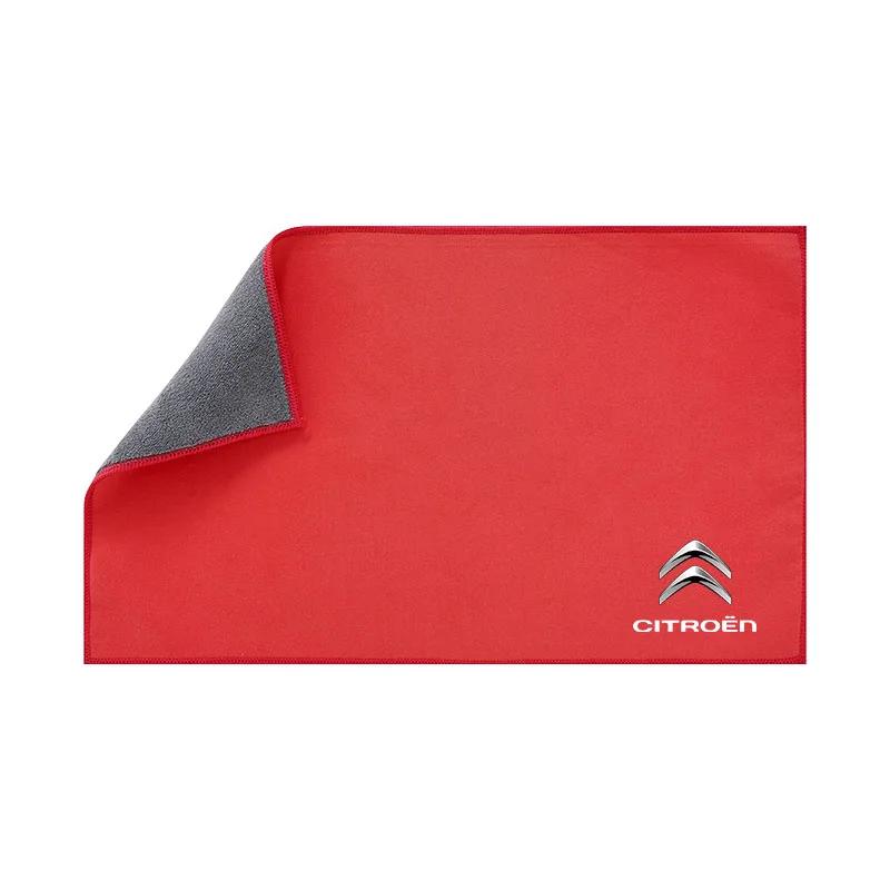 Car Cleaning Soft Brush Car Wash Towel Microfiber Cleaning Rag Cloth For Citroen C1 C2 C3 C4 C5 C6 C8 C4L DS3 DS4 Grand Picasso amj123