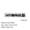 3D Premium HYBRID Eco Leaf Sticker Tail Bumper Badge Auto Rear Trunk Emblem Accessories Exterior Decoration