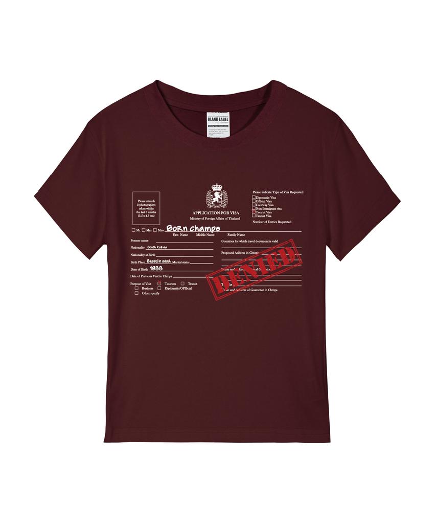 BORN CHAMPS [5 Colors] Denied Women'S Standard Short Sleeve T-Shirt