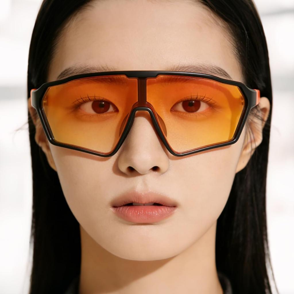 [FEISEDY] Sunglasses, UV Protection, Photochromic Lenses, Men's & Women's, Single Lens, Stylish, Non-Prescription, Non-Polarized, Unisex, B1609