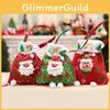 Vibrant Christmas Decoration Santa Gift Bag Perfect For Candy And Present Storage