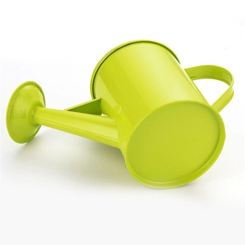 Indoor Garden Plant Watering Can Rust Resistant Iron Watering Pot with Bright Color for Easy Watering and Planting Use