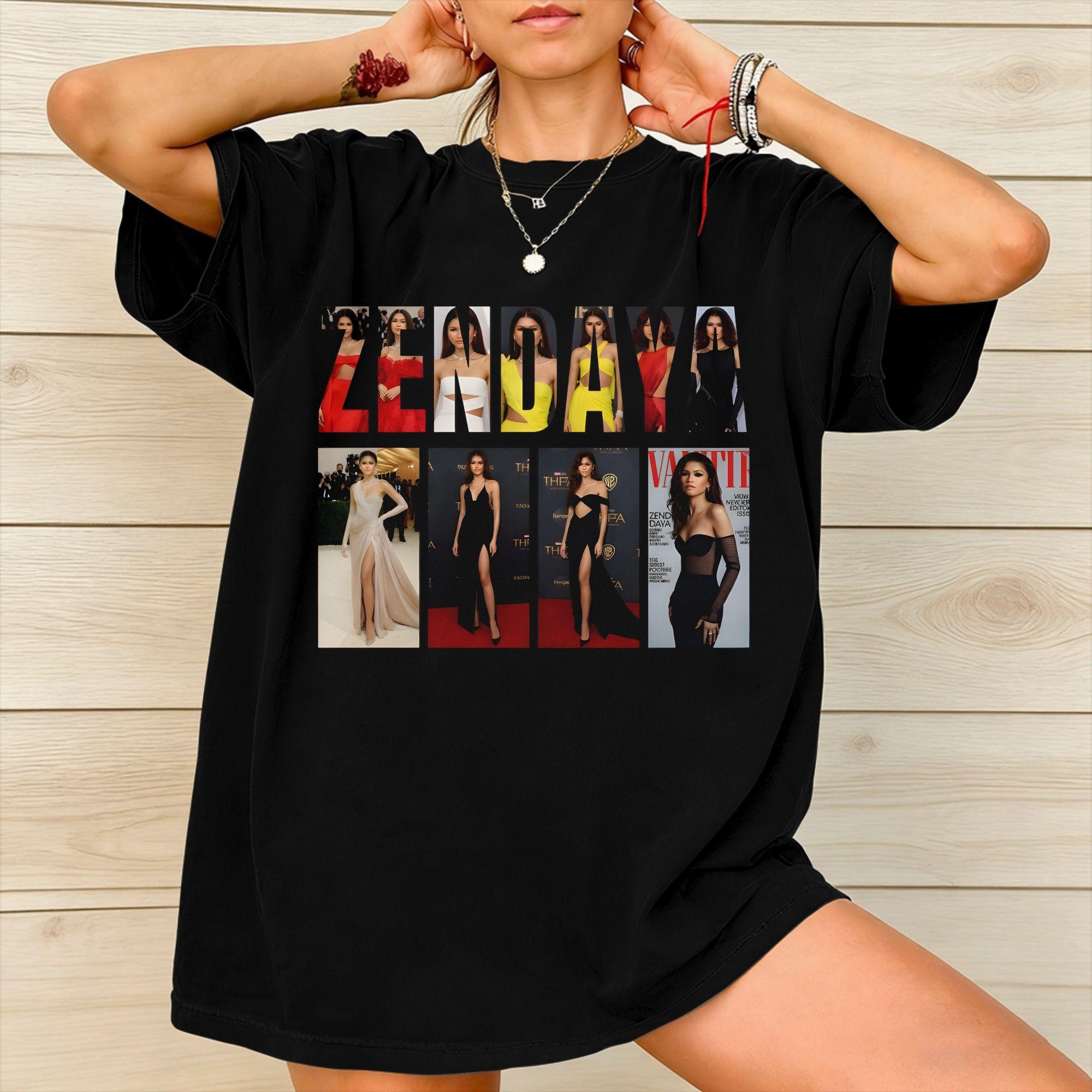 Ruby Rue Zendaya Tee Shirt for Unisex Women Graphic Printing T Shirts 100 Cotton Clothes S
