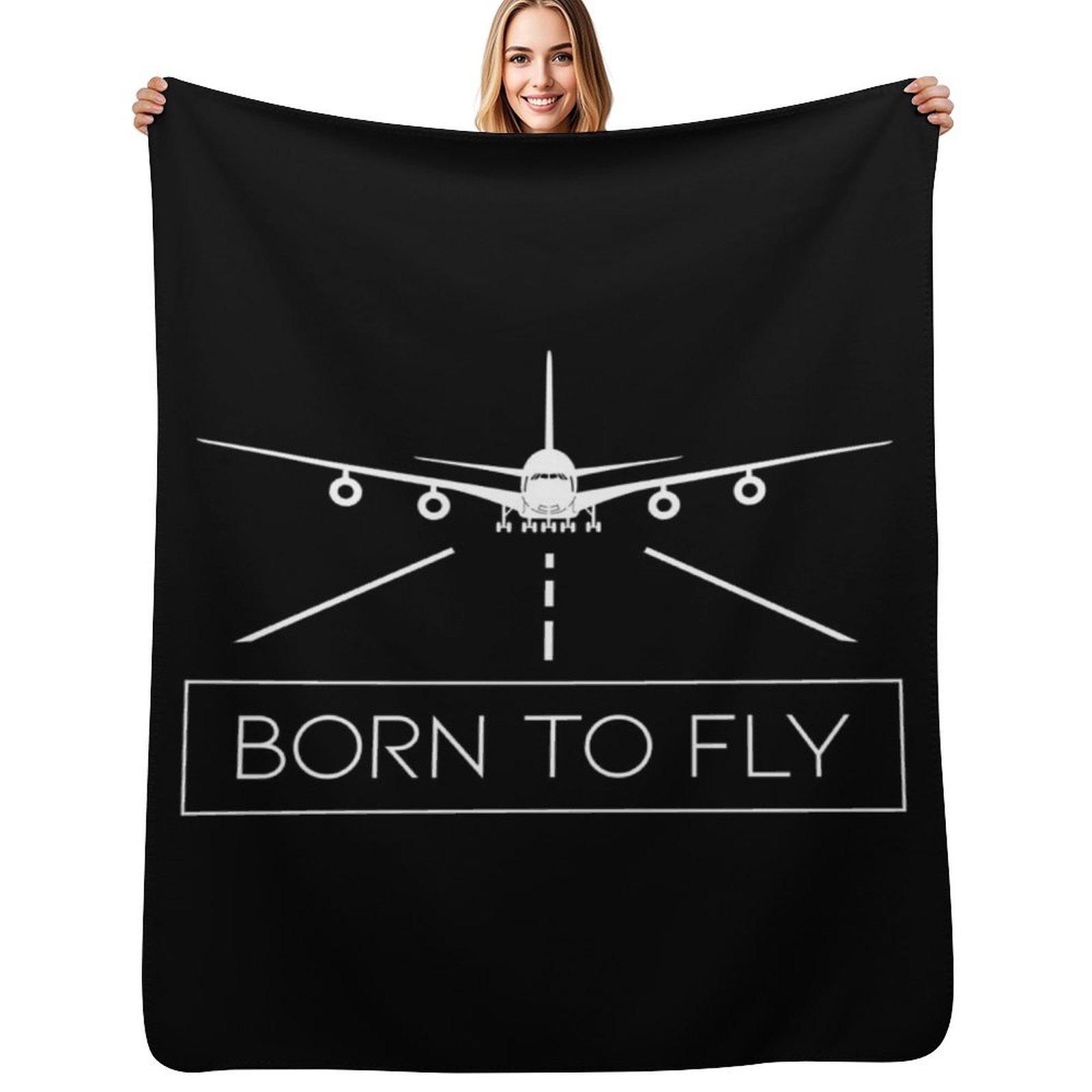 

Born To Fly Throw Blanket All Season Lightweight Soft Blanket for Bed 102x76cm(40x30in)