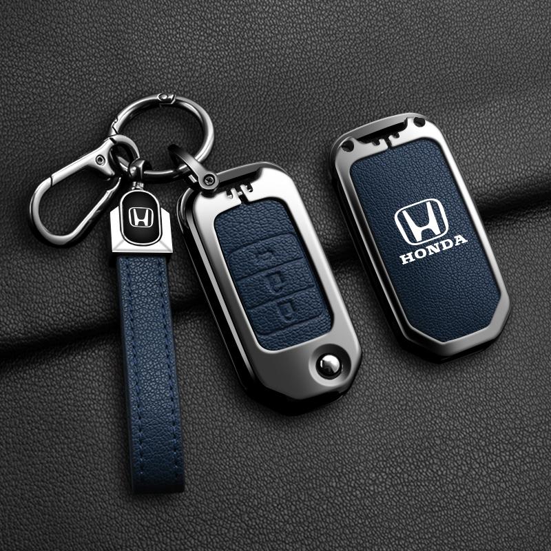 Car Smart Remote Key Fob Case Cover For Honda Civic Accord City Odyssey CR-V XR-V HR-V Vezel Jade Jazz Crider Auto Accessories