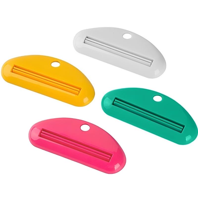 Multifunction Manual Toothpaste Tube Squeezer Clip Facial Cleanser Dispenser Extruding Clamp Bathroom Accessory