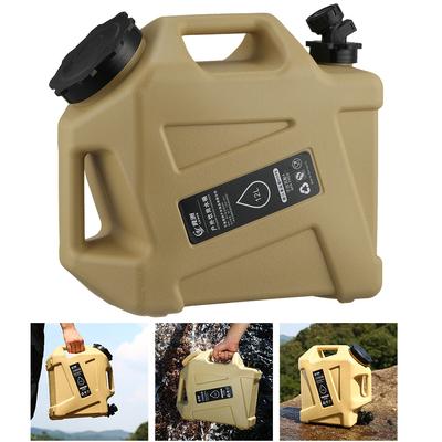 10/12/20L Outdoor Water Bucket Large-Capacity Portable Camping Water Bag Container with Faucet Driving Water Tank for Picnic