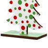 Christmas Tree Table Sign Rustic Wooden Mini Christmas Tree Ornaments for Home Office Holiday Decor Set Desktop Decoration