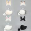 Chinese Anime Jade Rabbit Cosplay Set | Rabbit Ears + Tail Props for Hanfu & Stage Performances